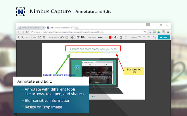 افزونه Nimbus برای اسکرین شات و ضبط ویدیو برای گوگل کروم