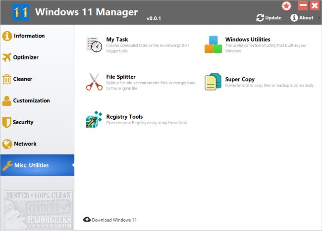 windows 11 manager